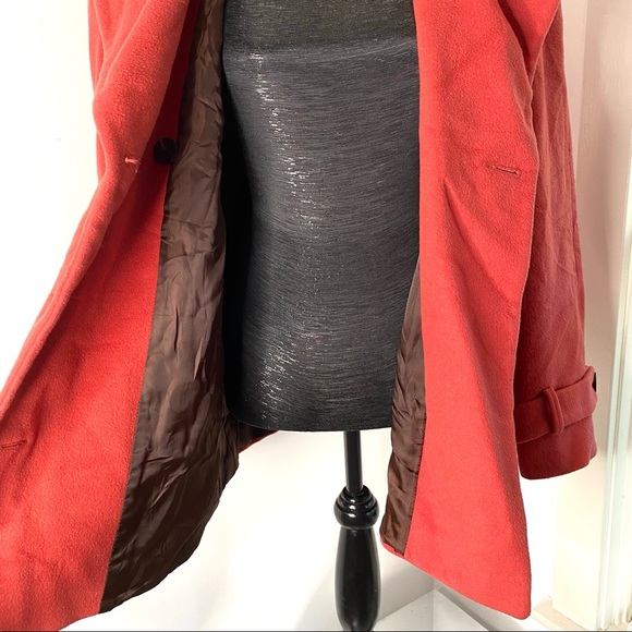 Talbots Double Breasted Wool Coat - Picture 9 of 16